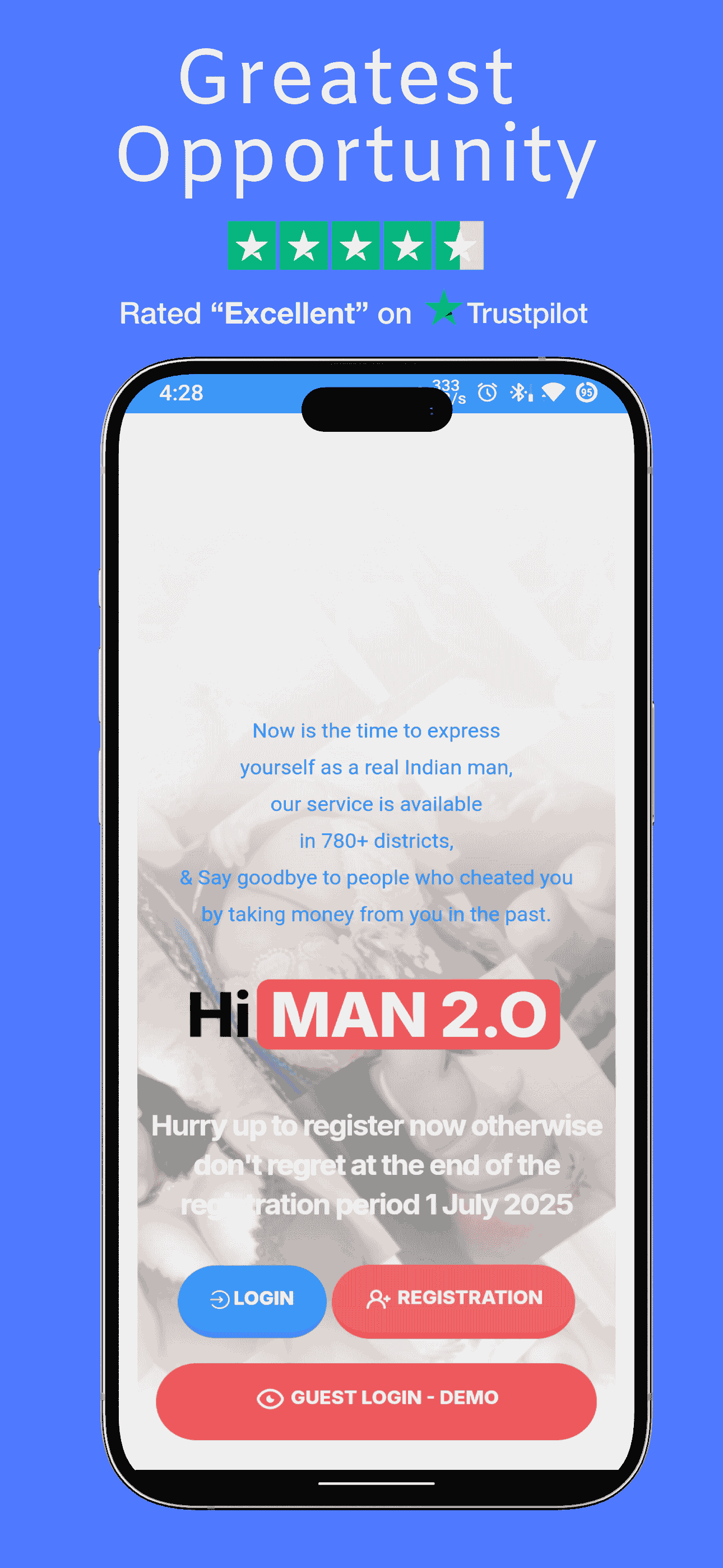 CallBoy App Screenshot 1